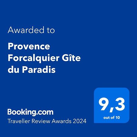 Provence Forcalquier Gite Du Paradis Eksteriør billede